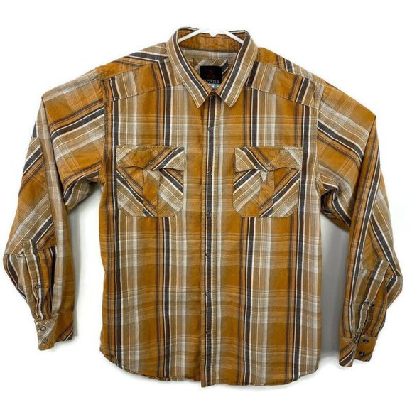 Prana Other - Prana  Snap Down Long Sleeve Western Shirt